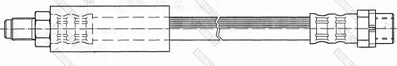 Girling 9002350 - Тормозной шланг avtokuzovplus.com.ua