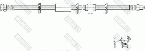 Girling 9002362 - Тормозной шланг avtokuzovplus.com.ua