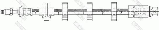 Girling 9002367 - Тормозной шланг avtokuzovplus.com.ua