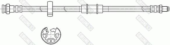 Girling 9002388 - Тормозной шланг avtokuzovplus.com.ua