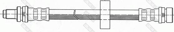 Girling 9002398 - Гальмівний шланг autocars.com.ua