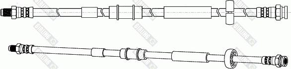 Girling 9002574 - Гальмівний шланг autocars.com.ua