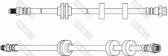 Girling 9002595 - Гальмівний шланг autocars.com.ua