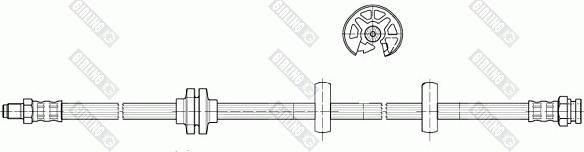 Girling 9002596 - Гальмівний шланг autocars.com.ua