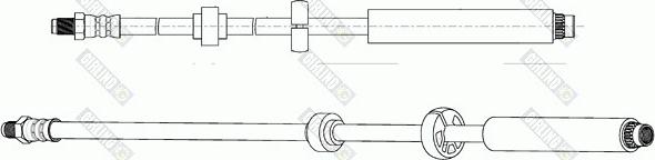 Girling 9002674 - Тормозной шланг avtokuzovplus.com.ua