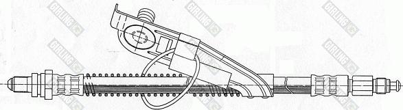 Girling 9003291 - Гальмівний шланг autocars.com.ua