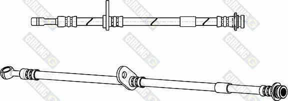 Girling 90041070 - Гальмівний шланг autocars.com.ua