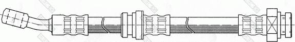 Girling 9004169 - Гальмівний шланг autocars.com.ua