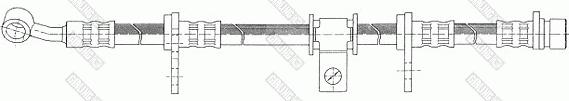 Girling 9004186 - Гальмівний шланг autocars.com.ua