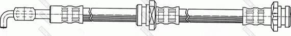 Girling 9004289 - Гальмівний шланг autocars.com.ua