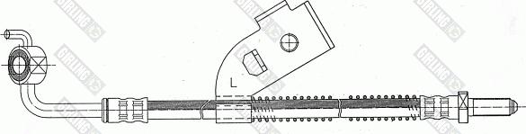 Girling 9004341 - Тормозной шланг autodnr.net