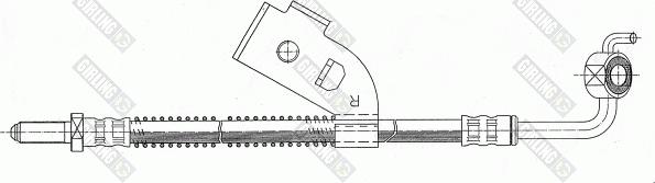 Girling 9004342 - Тормозной шланг avtokuzovplus.com.ua