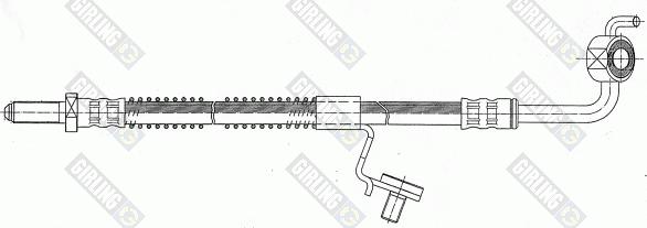 Girling 9004343 - Тормозной шланг avtokuzovplus.com.ua