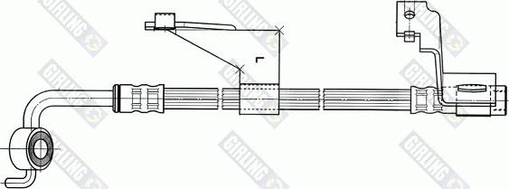 Girling 9004364 - Тормозной шланг avtokuzovplus.com.ua