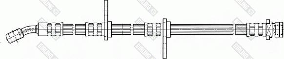 Girling 9004498 - Гальмівний шланг autocars.com.ua