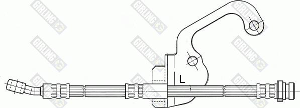 Girling 9004506 - Гальмівний шланг autocars.com.ua