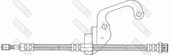 Girling 9004628 - Гальмівний шланг autocars.com.ua