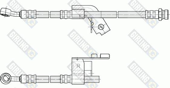 Girling 9004957 - Гальмівний шланг autocars.com.ua