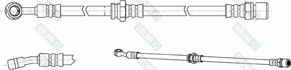 Girling 9004992 - Гальмівний шланг autocars.com.ua