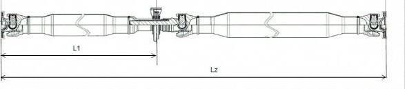 GKN GKNP20025 - Карданный вал, главная передача avtokuzovplus.com.ua