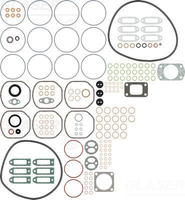 Glaser A36655-00 - Комплект прокладок, двигун autocars.com.ua