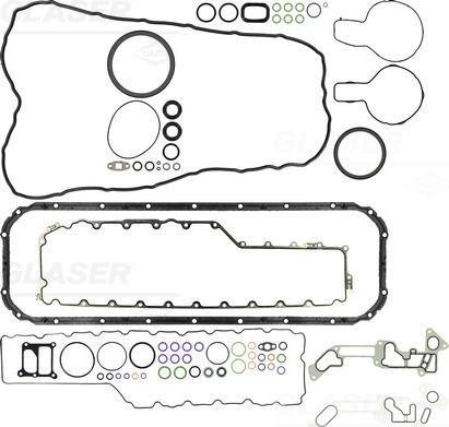 Glaser B3716601 - Комплект прокладок, блок-картер двигателя avtokuzovplus.com.ua