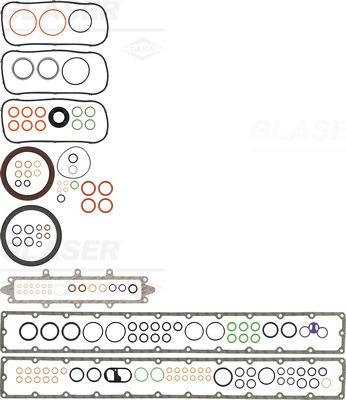 Glaser B38454-00 - Комплект прокладок, блок-картер двигуна autocars.com.ua