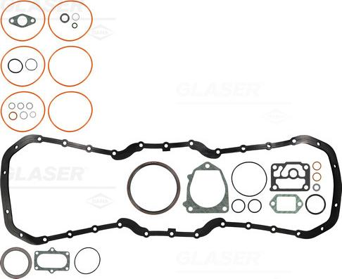 Glaser B38694-00 - Комплект прокладок, блок-картер двигуна autocars.com.ua