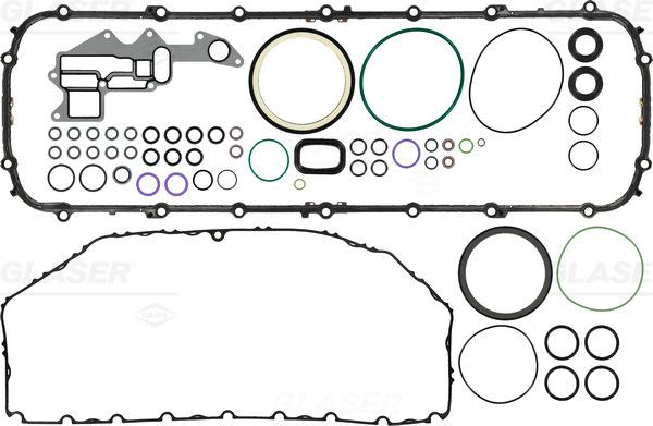 Glaser B38766-00 - Комплект прокладок, блок-картер двигуна autocars.com.ua