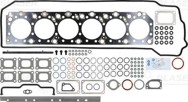 Glaser D36284-00 - Комплект прокладок, головка циліндра autocars.com.ua