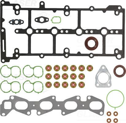 Glaser D38297-00 - Комплект прокладок, головка циліндра autocars.com.ua