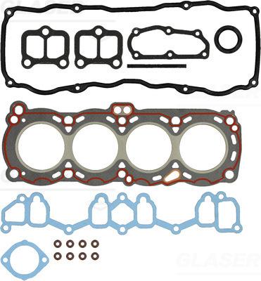 Glaser D80868-01 - Комплект прокладок, головка циліндра autocars.com.ua