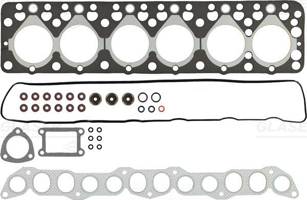 Glaser D80882-00 - Комплект прокладок, головка циліндра autocars.com.ua