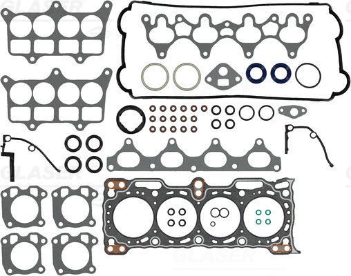 Glaser D80909-00 - Комплект прокладок, головка циліндра autocars.com.ua