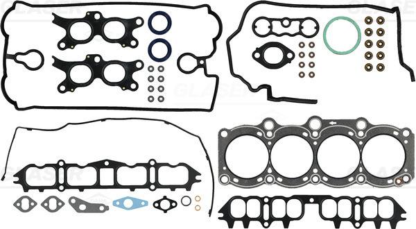 Glaser D80949-01 - Комплект прокладок, головка циліндра autocars.com.ua