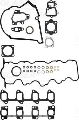 Glaser D83265-00 - Комплект прокладок, головка циліндра autocars.com.ua