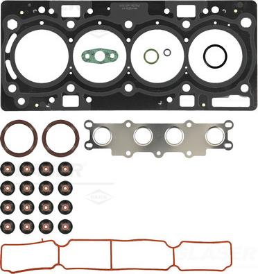 Glaser D90179-00 - Комплект прокладок, головка цилиндра avtokuzovplus.com.ua