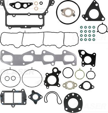 Glaser D90217-00 - Комплект прокладок, головка циліндра autocars.com.ua