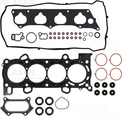 Glaser D90237-00 - Комплект прокладок, головка циліндра autocars.com.ua