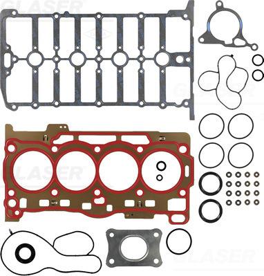 Glaser D90281-00 - Комплект прокладок, головка циліндра autocars.com.ua