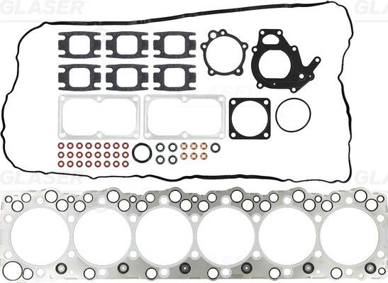 Glaser D90321-00 - Комплект прокладок, головка цилиндра avtokuzovplus.com.ua