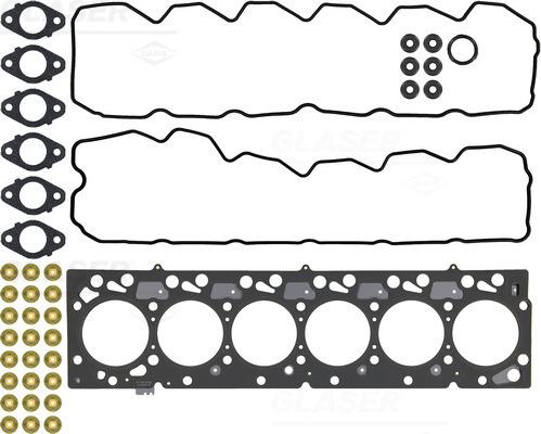 Glaser D90324-00 - Комплект прокладок, головка цилиндра avtokuzovplus.com.ua