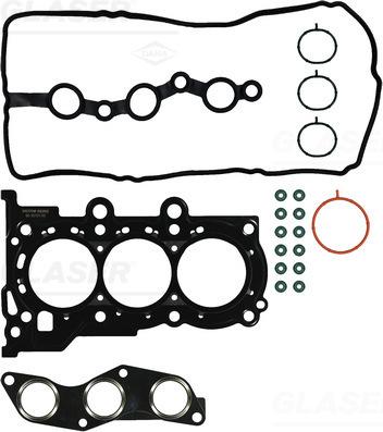 Glaser D90353-00 - Комплект прокладок, головка циліндра autocars.com.ua