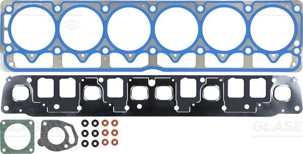 Glaser D90363-00 - Комплект прокладок, головка циліндра autocars.com.ua