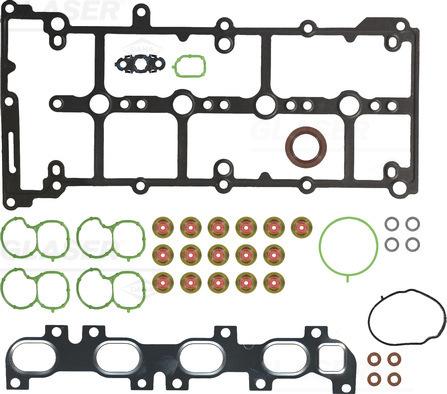 Glaser D90420-00 - Комплект прокладок, головка циліндра autocars.com.ua
