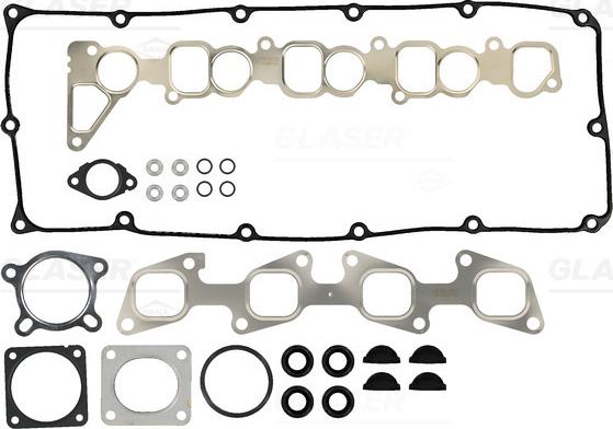 Glaser D90454-00 - Комплект прокладок, головка циліндра autocars.com.ua