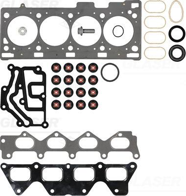 Glaser D90535-00 - Комплект прокладок, головка циліндра autocars.com.ua