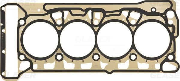 Glaser H40708-00 - Прокладка, головка циліндра autocars.com.ua