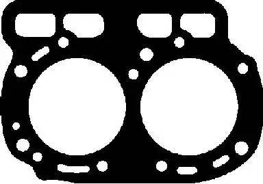 Glaser H80936-00 - Прокладка, головка циліндра autocars.com.ua