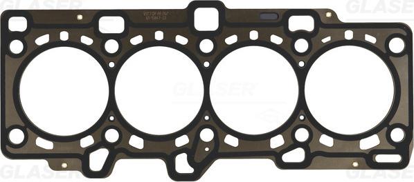 Glaser H85004-00 - Прокладка, головка циліндра autocars.com.ua